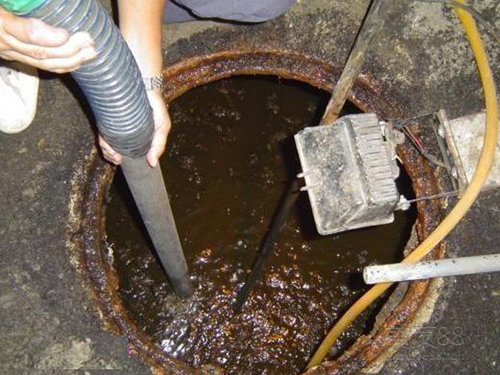 河东隔油池清理